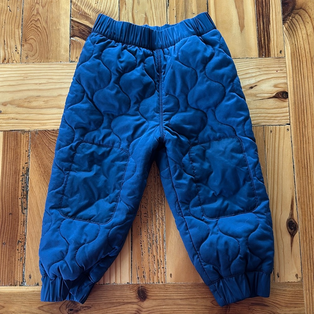 Patagonia Toddler Blue Puffer Pants 12-18 months